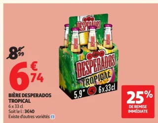 Bière Desperados Tropical