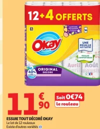 Essuie tout décoré Okay