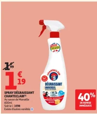 Spray Dégraissant Chanteclair au savon de Marseille