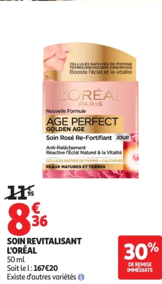Soin Revitalisant L'Oréal Age Perfect Golden Age
