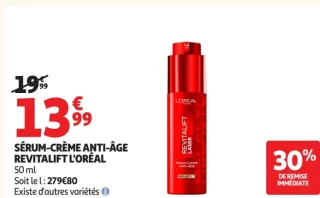 Sérum-Crème Anti-Âge Revitalift Laser L'Oréal