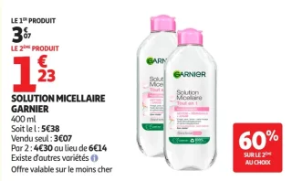 Solution micellaire Garnier