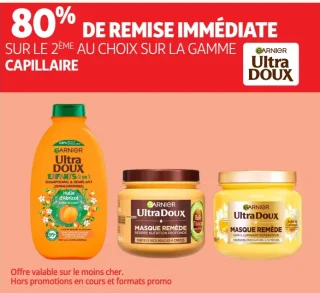 Gamme capillaire Garnier Ultra Doux