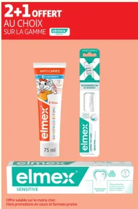 Dentifrices et brosses à dents Elmex Sensitive