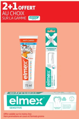 Dentifrices et brosses à dents Elmex Sensitive