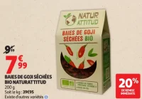 Baies de Goji séchées bio Natur'Attitud