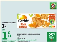 Gerblé Biscuits Soja Orange