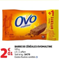 Barre de céréales Ovomaltine