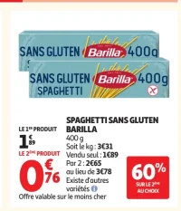 Spaghetti sand gluten barilla