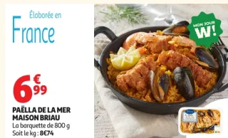 Paëlla de la mer Maison Briau