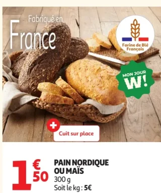 PAIN NORDIQUE OU MAÏS