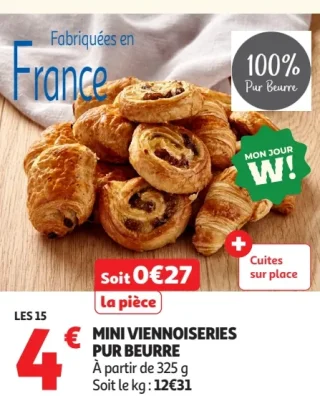 MINI VIENNOISERIES PUR BEURRE