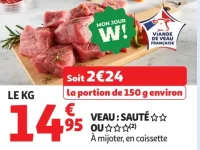 Veau : Sauté Ou
