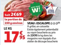 Veau : Escalope