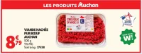 Viande Hachée Pur Bœuf Auchan