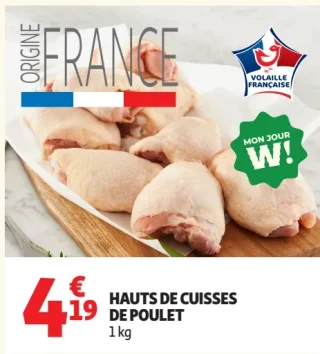 Hauts de cuisses de poulet