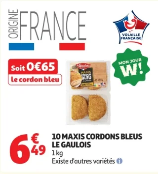 10 Maxis Cordons Bleus Le Gaulois