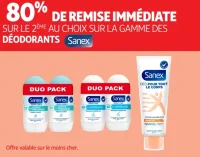 Gamme des déodorants Sanex