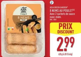 ASIA GREEN GARDEN® 8 NEMS AU POULET