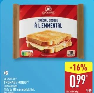 Le Cavalier Fromage Fondu Spécial Croque à l'Emmental