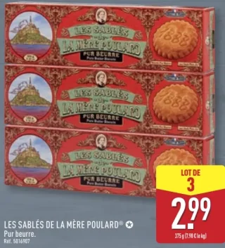 Les Sablés de la Mère Poulard Pur beurre