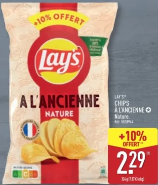LAY'S® CHIPS À L'ANCIENNE Nature