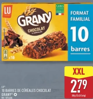 LU® 10 BARRES DE CÉRÉALES CHOCOLAT GRANY®