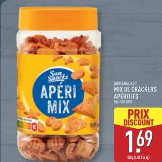 Sun Snacks Mix de Crackers Apéritifs