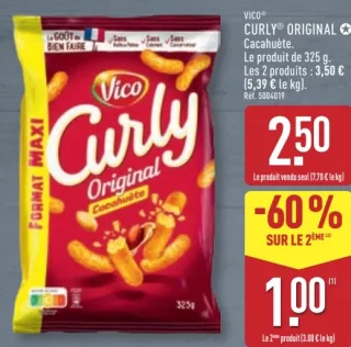 Vico Curly Original Cacahuète