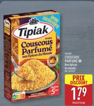 Tipiak® Couscous Parfumé aux Épices du Monde