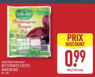 Simplement Bon & Bio® Betteraves cuites vapeur bio