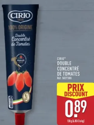 CIRIO® DOUBLE CONCENTRÉ DE TOMATES