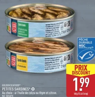 GOLDEN SEAFOOD® PETITES SARDINES