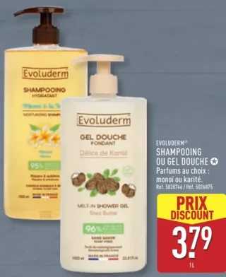EVOLUDERM SHAMPOOING OU GEL DOUCHE
