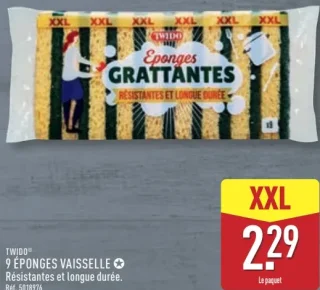 TWIDO Éponges Grattantes