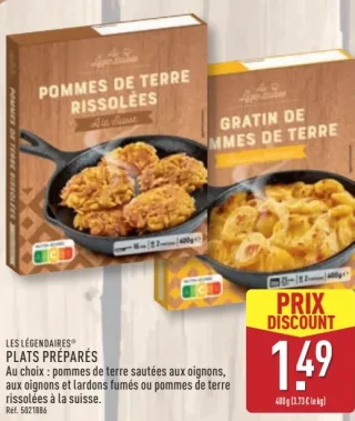 Plats préparés Les Légendaires