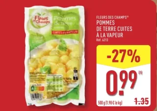 Pommes de terre cuites à la vapeur Fleurs des Champs
