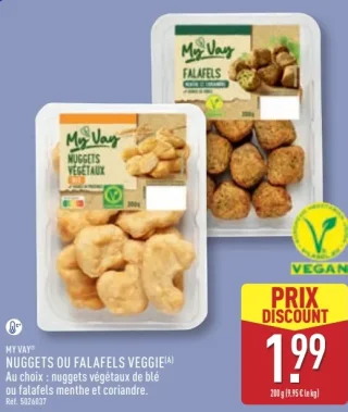 MY VAY® NUGGETS OU FALAFELS VEGGIE