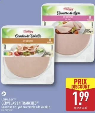 LE MARSIGNY® CERVELAS EN TRANCHES