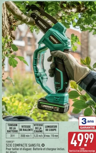 FERREX® SCIE COMPACTE SANS FIL