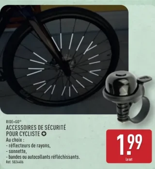 RIDE+GO Accessoires de sécurité pour cycliste