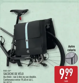 Sacoche de vélo Ride+Go