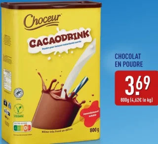 Choceur Cacaodrink Chocolat en poudre
