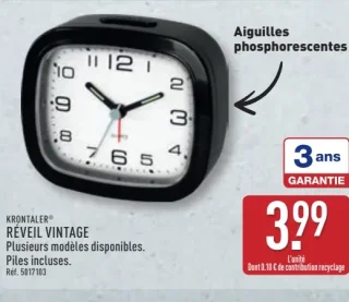 Réveil vintage Krontaler