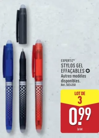 Expertiz STYLOS GEL EFFAÇABLES