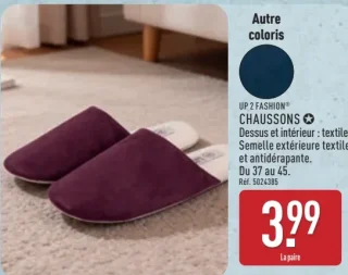 UP 2 FASHION® CHAUSSONS