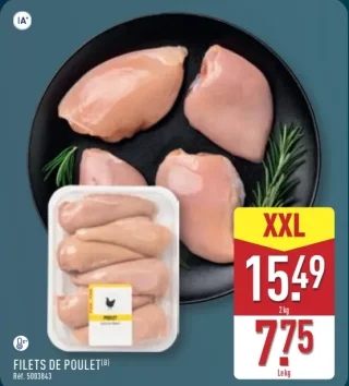 Filets de poulet XXL
