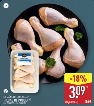 ST-CLÉMENT LE VOLAILLER Pilons de poulet