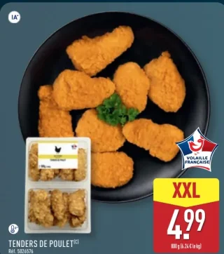 Tenders de poulet XXL