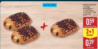 PAIN AU CHOCOLAT ET CRÈME PÂTISSIÈRE
